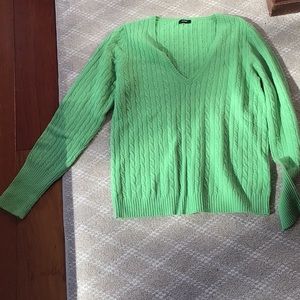 J. Crew Wool Cable Knit Sweater - Size Medium